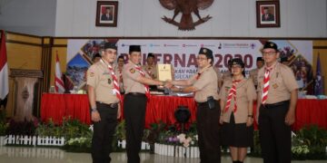 Ka Kwarnas Menutup Rakernas Gerakan Pramuka