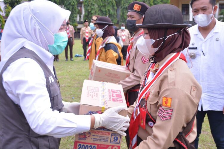 Wakil Wali Kota Palembang Lepas Kontingen Cabang Ikuti Jambore Daerah Sumatera Selatan