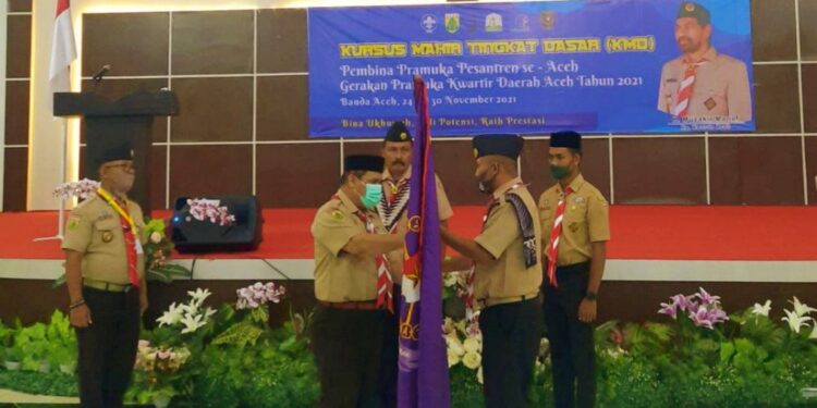 Ketua Harian Kwarda Aceh Buka KMD bagi Pembina SAKO yang Berpangkalan di Pesantren se-Aceh