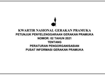 Pusinfo Gerakan Pramuka Resmi Memiliki Petunjuk Penyelenggaraan