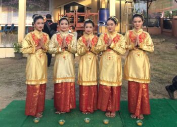 Peserta PWN Jambi Tahun 2021 Disambut Tari Persembahan Beras Kunyit