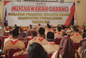 Musyawarah Cabang (Muscab) Kwartir Cabang Gerakan Pramuka Purbalingga tahun 2021..