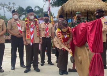 Ketua Mabicab Tanggamus Buka The 10th Scouting Festival 2022