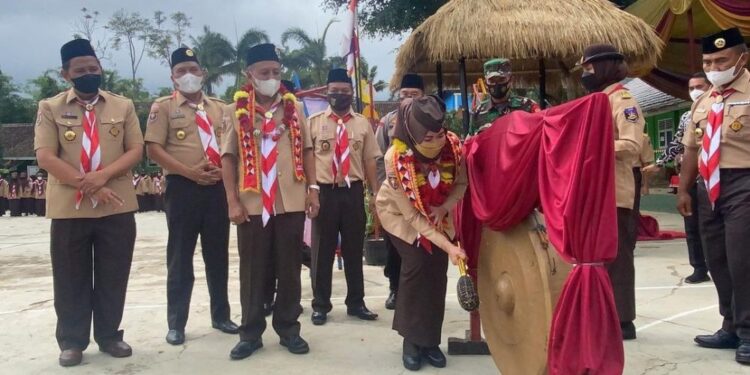 Ketua Mabicab Tanggamus Buka The 10th Scouting Festival 2022