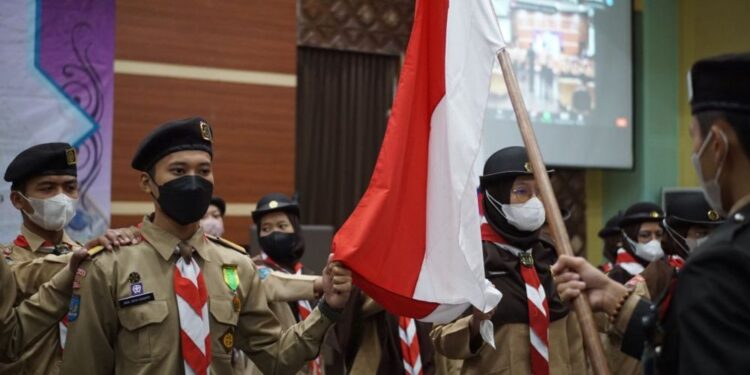38 Anggota Pramuka UIN Sunan Kalijaga Yogyakarta Dilantik Menjadi Dewan Racana