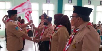 Foto – Pelantikan Serentak Pengurus Kwartir Ranting di Kwarcab Kota Pasuruan