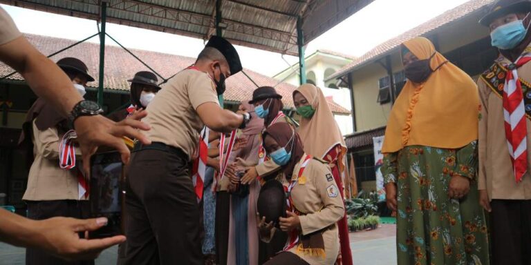 Menutup Tahun 2021 Kwarcab Banjarnegara Lantik Pramuka Penegak Garuda