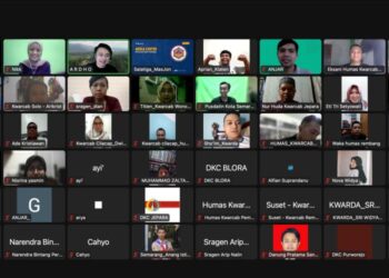 Humas Kwarcab se-Kwarda Jateng Koordinasi Persiapan Teknis Live Reportase KBL 2022