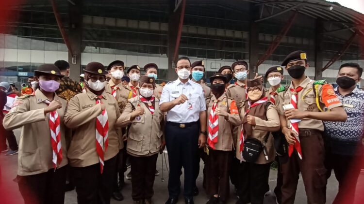Ka Mabida DKI Jakarta Apresiasi Aksi Pramuka yang Telah Membantu Kelancaran Mudik 2022