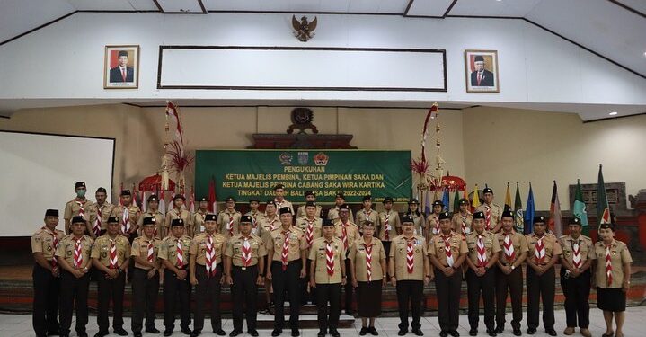 Foto –  Pelantikan Pengurus Saka Wira Kartika Tingkat Daerah Bali Masa Bakti 2022-2024