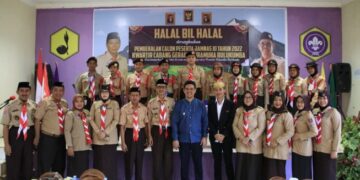 Kwarcab Bulukumba Selenggarakan Halal Bil Halal Sekaligus Pembukaan Pembekalan Kontingen Jamnas XI 2022