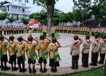 Digelar Secara Luring, Pesta Siaga Binwil Pati Berlangsung Meriah