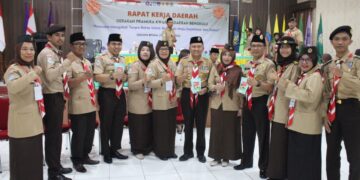 Rakerda Tahun 2022 Ditutup, Ketua Kwarda Bengkulu Meminta Seluruh Jajaran Segera Menyusun Langkah dan Aksi