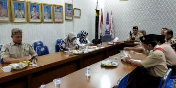 Kwarda Lampung Koordinasi Persiapan Rakerda 2022 dan Halal Bil Halal 1443 H