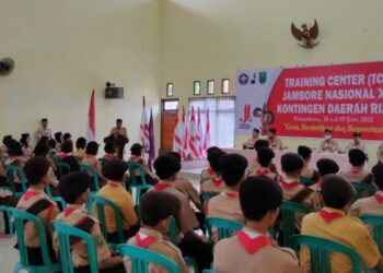Buka TC Jamnas XI 2022 Kontingen Daerah, Ketua Kwarda Riau Meminta Peserta Persiapkan Diri Lebih Baik