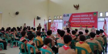 Buka TC Jamnas XI 2022 Kontingen Daerah, Ketua Kwarda Riau Meminta Peserta Persiapkan Diri Lebih Baik