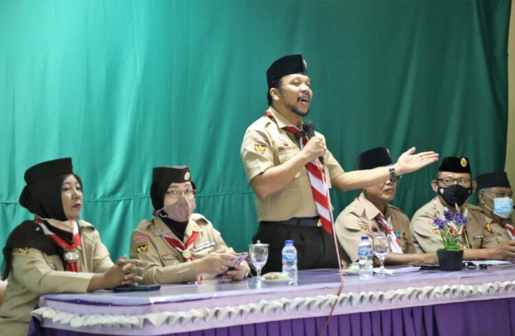 Kwartir Ranting Labuhan Maringgai Audiensi ke Pusdiklatnas Gerakan Pramuka