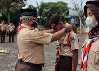 Kontingen Ranting Cileungsi Laksanakan Pelepasan Peserta Jambore Cabang