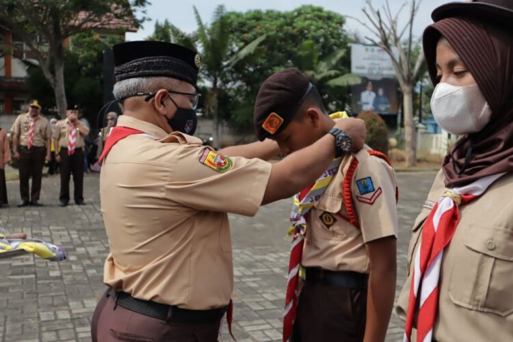 Kontingen Ranting Cileungsi Laksanakan Pelepasan Peserta Jambore Cabang