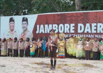 Kwarda Sultra Gelar Jambore Daerah IX Tahun 2022 di Buper Warangga Kabupaten Muna