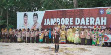 Kwarda Sultra Gelar Jambore Daerah IX Tahun 2022 di Buper Warangga Kabupaten Muna