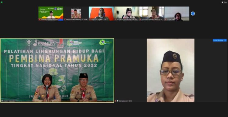 Ketua Komisi Abdimas Kwarnas Buka Pelatihan Lingkungan Hidup Tahun 2022 yang Digelar secara Virtual