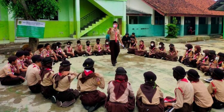 Siapkan Jamcab 2022, Kwarran Megamendung adakan Training Center