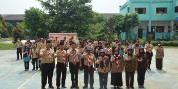 Lomba Petugas Upacara Menjadi Kegiatan Pertama Kwarran Cileungsi Jelang Hari Pramuka ke-61