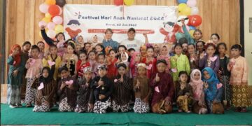 Peringati Hari Anak Nasional 2022, Tim PPK Ormawa Pramuka UAD Gelar Festival di Desa Kepek