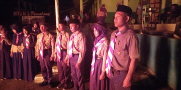 Peneriaan Tamu Penggalang 2022, Gugus Depan MTs Negeri 3 Pemalang Gelar Perjusa