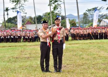 Tiga Pramuka Sibolga Terpilih Menjadi Petugas Upacara Jamda Sumut