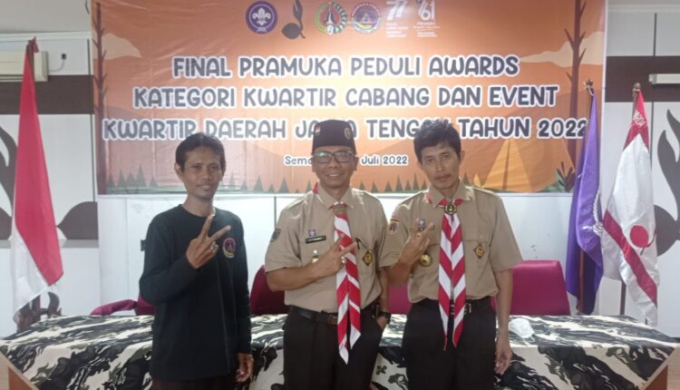 Kwarcab Rembang Masuk Final “Pramuka Peduli Awards Kwarda Jateng 2022”
