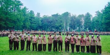 Jambore Ranting Digelar Kwarran Sukaraja Kabupaten Bogor