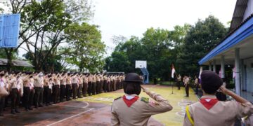 Gudep 07.111-07.112 SMAN 7 Kota Semarang Gelar Orientasi Kepramukaan untuk Siswa Baru