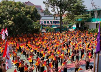 Sanggar Bakti SDS Terpadu Bina Ilmu Kwarran Parung Gelar Orientasi Pendidikan Kepramukaan