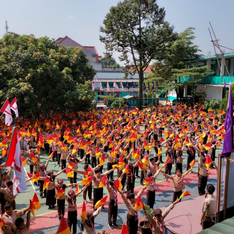 Sanggar Bakti SDS Terpadu Bina Ilmu Kwarran Parung Gelar Orientasi Pendidikan Kepramukaan