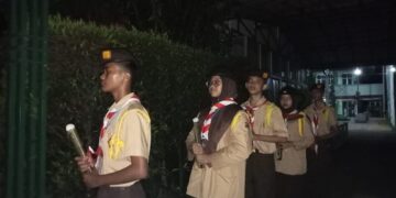 Awal Tahun Ajaran Baru, SMA Negeri 4 Cibinong Kabupaten Bogor Adakan Kemah Blok