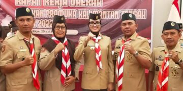 Kwarcab Kotawaringin Barat Hadiri Rakerda 2022 Gerakan Pramuka Kalteng