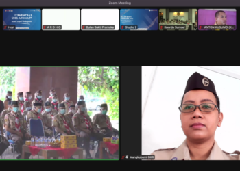 Kak GKR Mangkubumi Pimpin Pencanangan Bulan Bakti Pramuka Tahun 2022