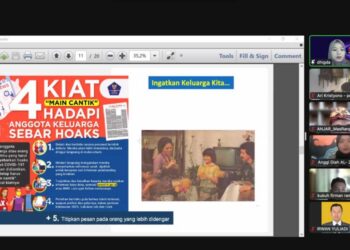 Bimtek Pusinfo, Kak Dhigda Ajak Main Cantik dalam Menghadapi Anggota Keluarga yang Suka Sebar Hoaks