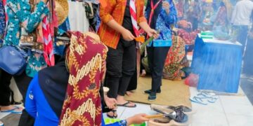 Pramuka Barito Utara Semarakkan Festival Manumpi Jawaw