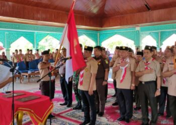 Selain Apresiasi, Ketua Kwarda Riau Sampaikan Terimakasih dan Selamat Bertugas kepada Mabicab Gerakan Pramuka Pelalawan yang Dilantik