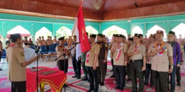 Selain Apresiasi, Ketua Kwarda Riau Sampaikan Terimakasih dan Selamat Bertugas kepada Mabicab Gerakan Pramuka Pelalawan yang Dilantik