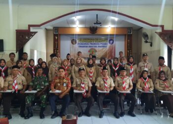 Kwarran Mayong Selenggarakan Pelantikan dan Pelatihan Pengurus Pramuka Peduli
