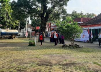 Ketua Kwarcab Jepara Kak Hesti Nugroho Pimpin Pencanangan Bulan Bakti Pramuka Tahun 2022