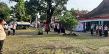 Ketua Kwarcab Jepara Kak Hesti Nugroho Pimpin Pencanangan Bulan Bakti Pramuka Tahun 2022