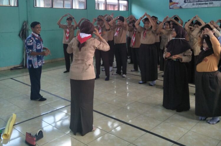 Latihan Pramuka SLBN 1 Palangka Raya Terapkan Konsep Menantang dan Menyenangkan