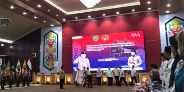 Ketua Kwarda Kalteng Lepas Kontingen Jamnas XI 2022