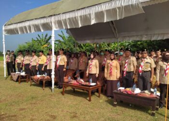 Kwartir Cabang Jepara Selenggarakan Upacara Peringatan Hari Pramuka Ke-61 Tahun 2022