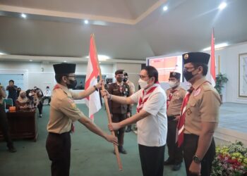 Inilah Pesan Aspem Kepada Pimpinan Kontingen Jamnas Kwarcab Kabupaten Bogor